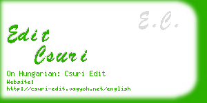 edit csuri business card